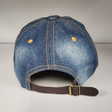 Trump Rhinestone Embroidered Hat (Denim)