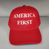America First Hat Custom Embroidered (Red)