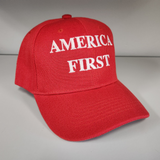 America First Hat Custom Embroidered (Red)