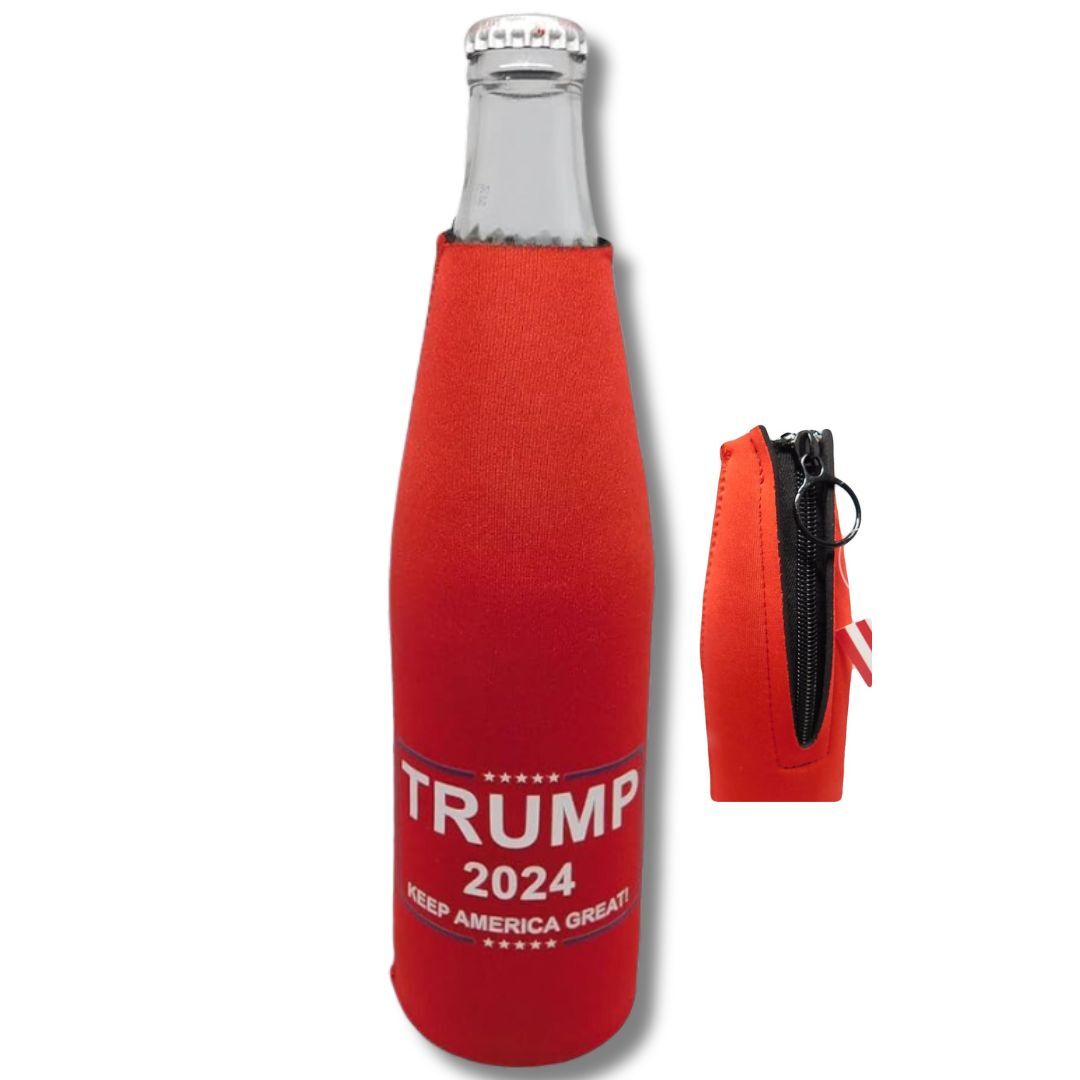 Trump 2024 "Keep America Great" Bottle Jacket (Red)