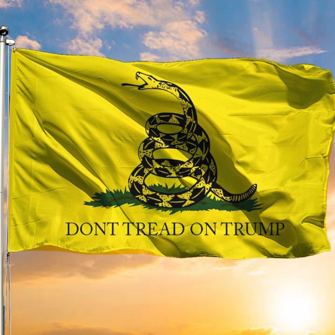 Don't Tread On Trump Gadsden 3'X5' Flag