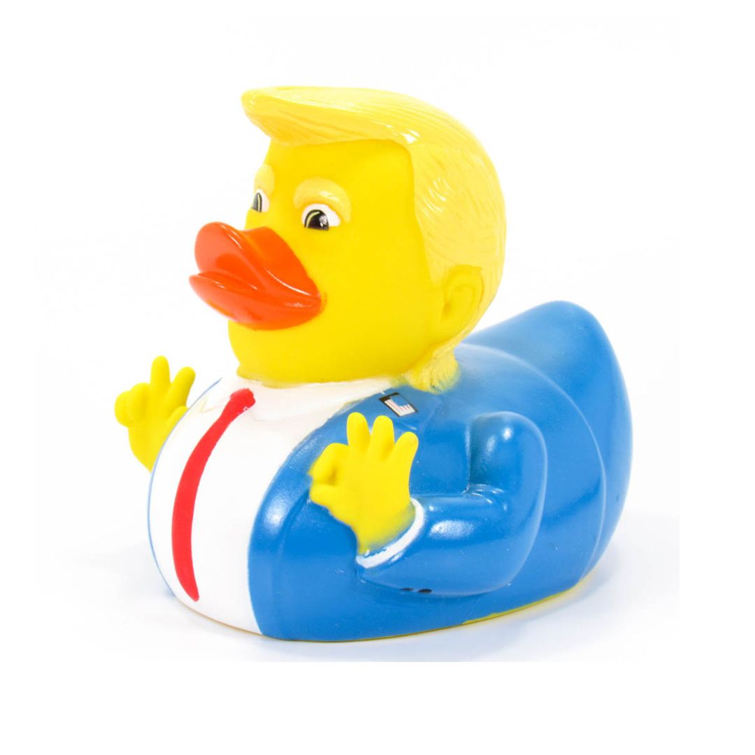 President Donald Trump Rubber Duck with Signature Blue Suit