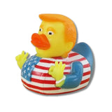 Patriotic Stars & Stripes Trump Rubber Duckie
