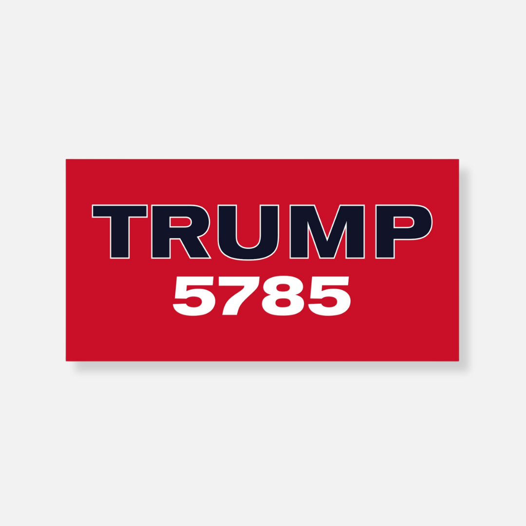 Trump 5785 Bumper Stickers (2 Colors)