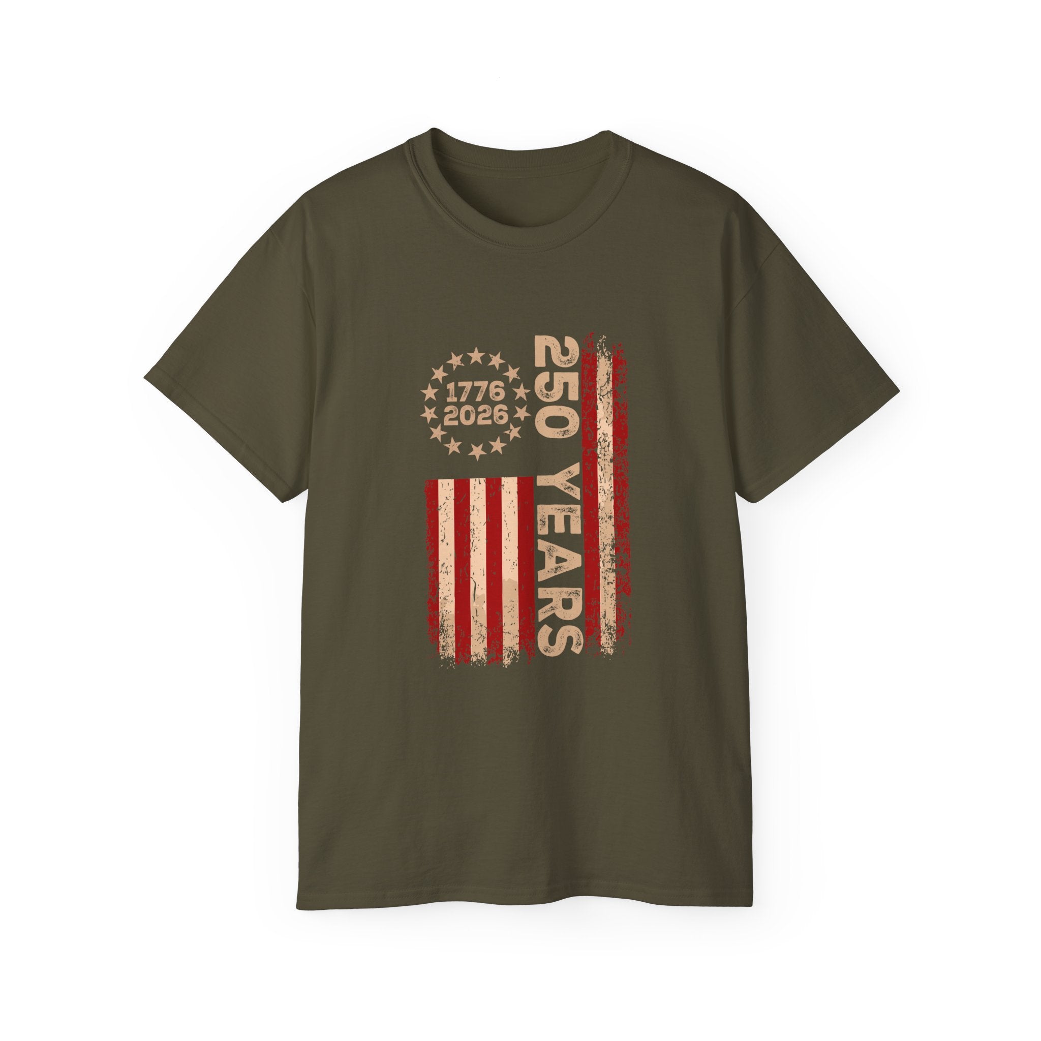 250 Years Strong: 1776–2025 Patriotic T-Shirt