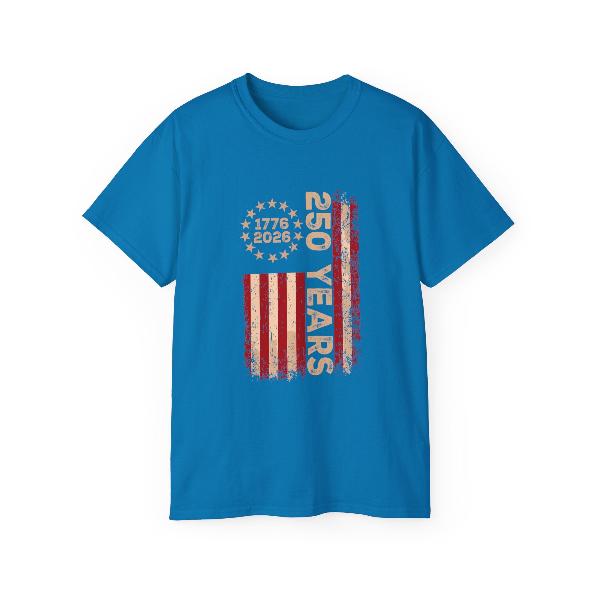 250 Years Strong: 1776–2025 Patriotic T-Shirt