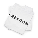 'Freedom' Charlie Kirk Commemorative T-Shirt
