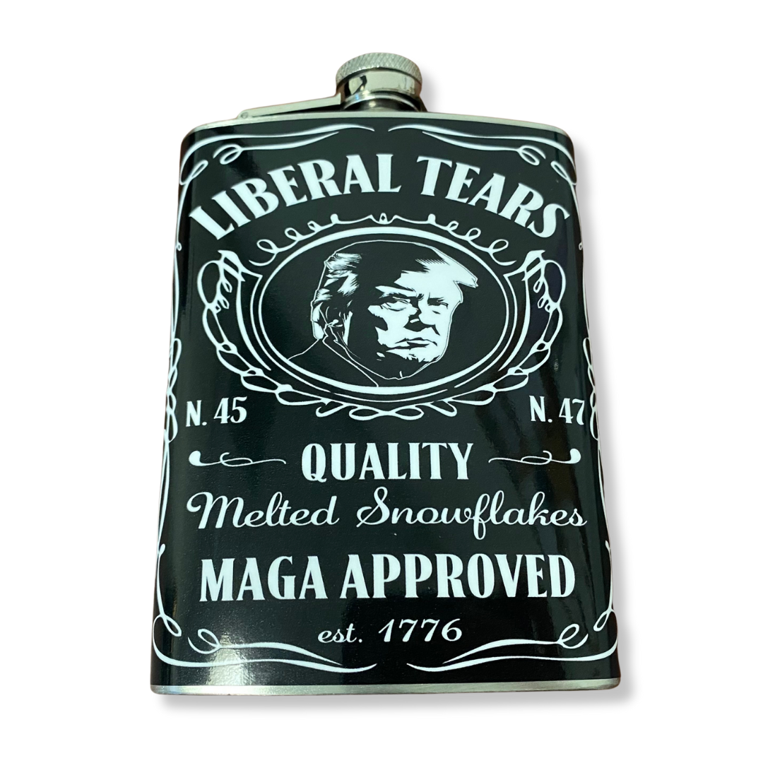 Drink Liberal Tears! Donald Trump Flask