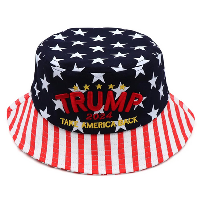 Patriotic Trump Take America Back Embroidered Bucket Hat (Limited Edition)