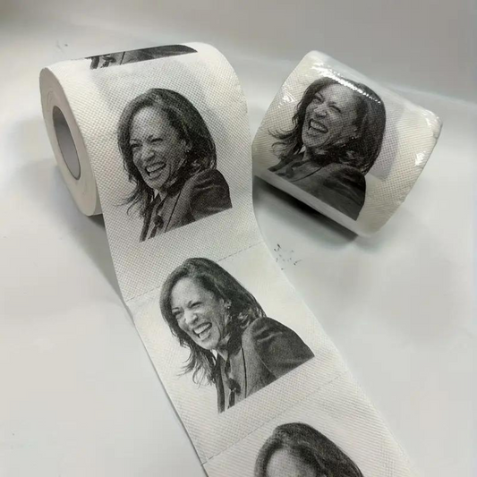 VP Kamala Harris Toilet Paper (1 Roll)