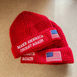 MAGA Cable-Knit Beanie Hat
