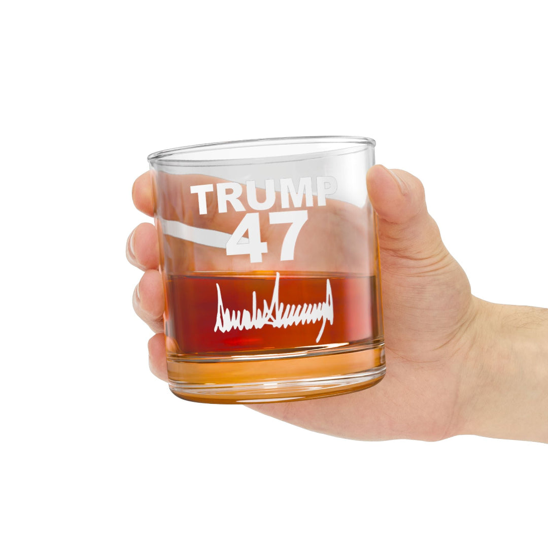 Trump 47 Signature Rocks Glass