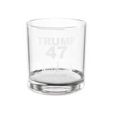 Trump 47 Signature Whiskey Rocks Glass