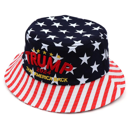 Patriotic Trump Take America Back Embroidered Bucket Hat (Limited Edition)