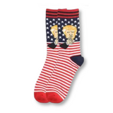 Donald Trump Socks with Stars and Stripes Patriotic Design