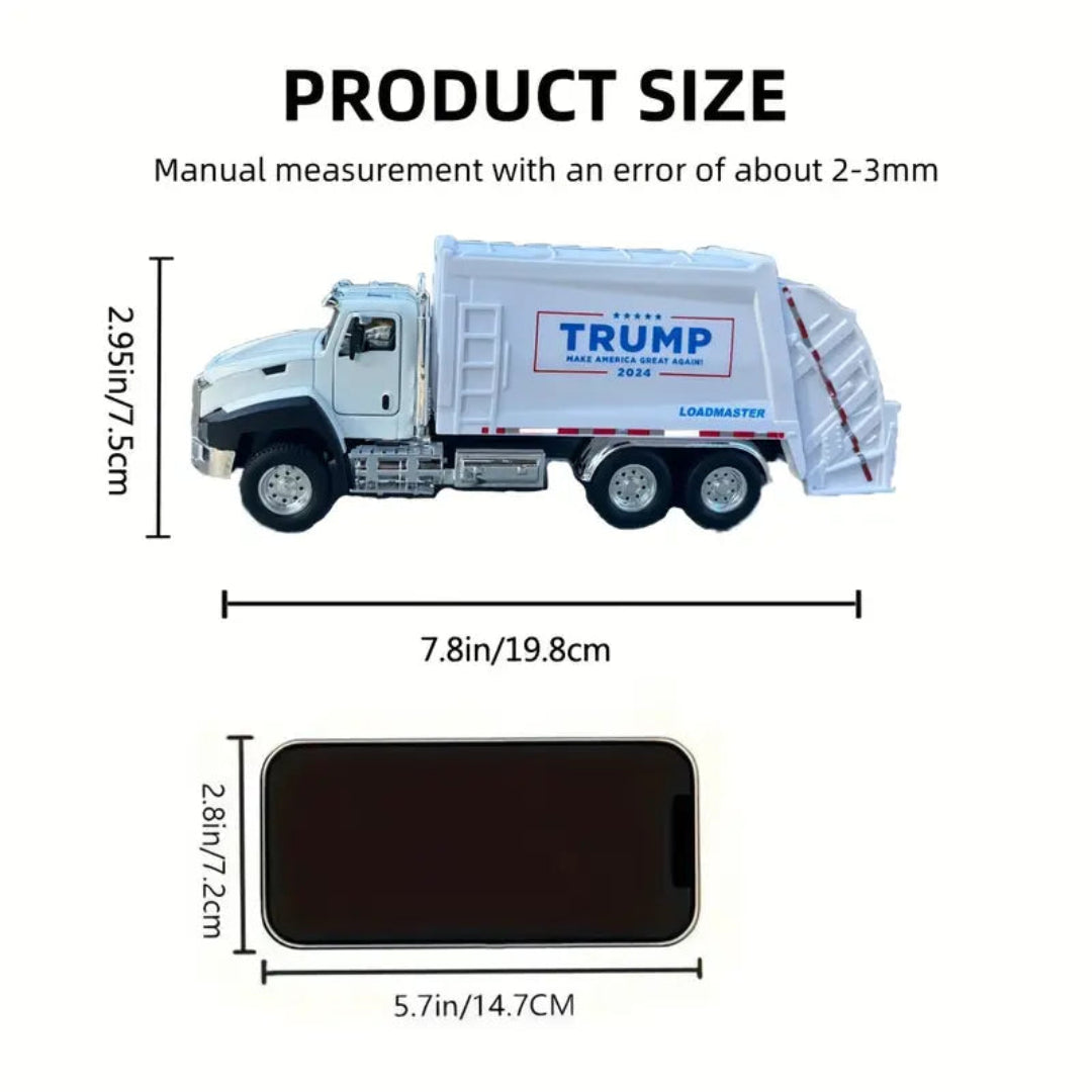 Trump 2024 MAGA Garbage Truck Collectible