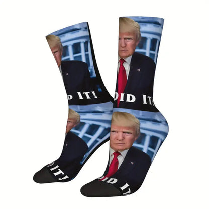 Donald Trump "We Did It" Knit Socks