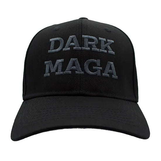 Dark MAGA Embroidered Hat