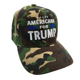 Americans for Trump Embroidered Hat (Camo)