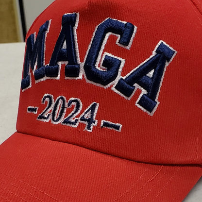 MAGA 2024 Premium 3D Custom Embroidered Hat