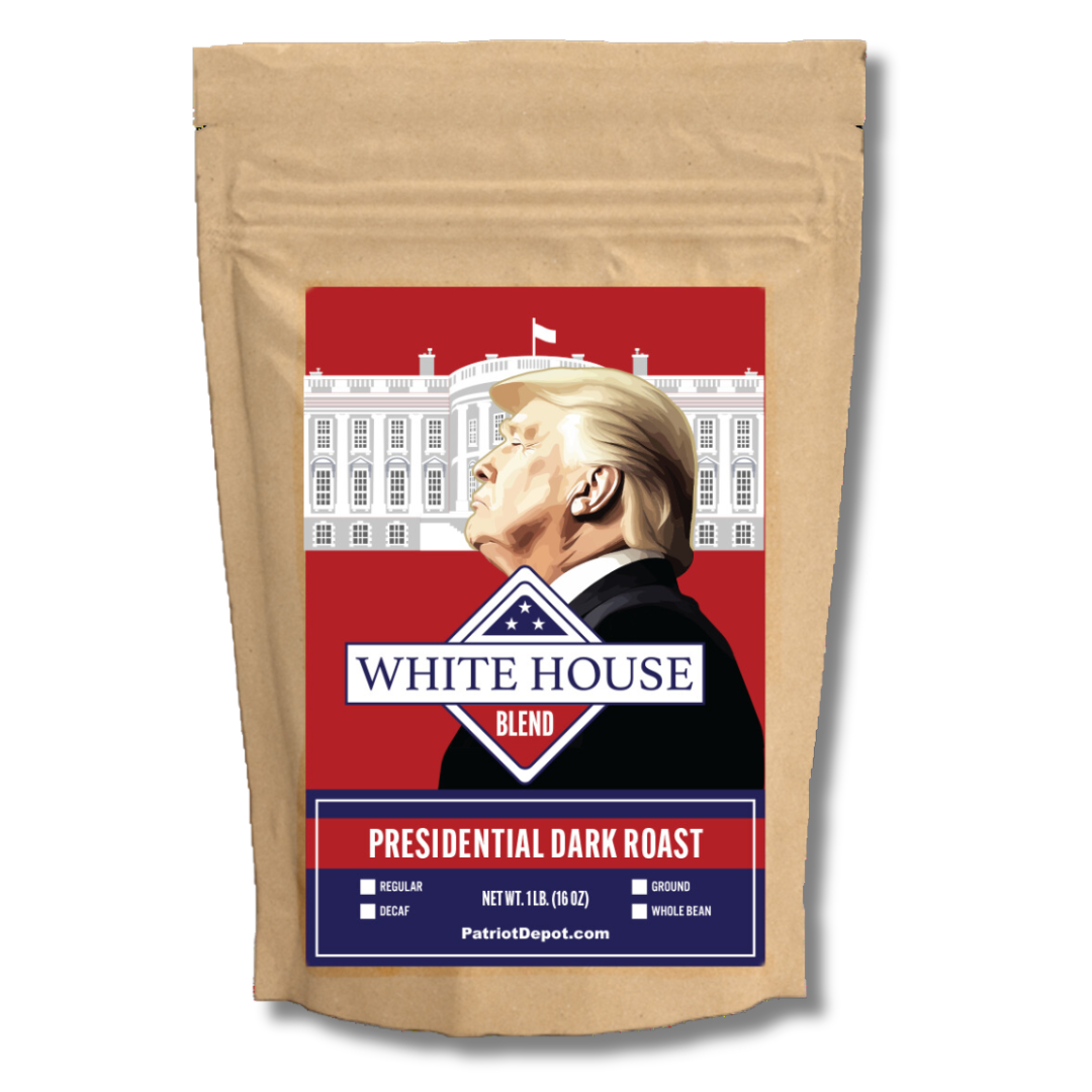 President Trump Coffee White House Roast Whole Bean and Ground (1lb bag)