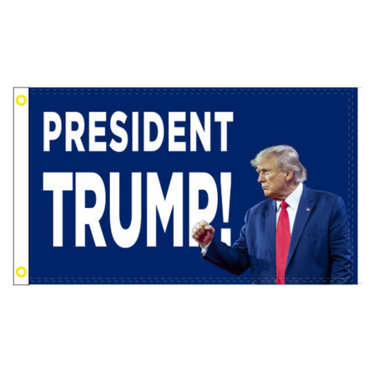 President Trump 3'x5' Flag