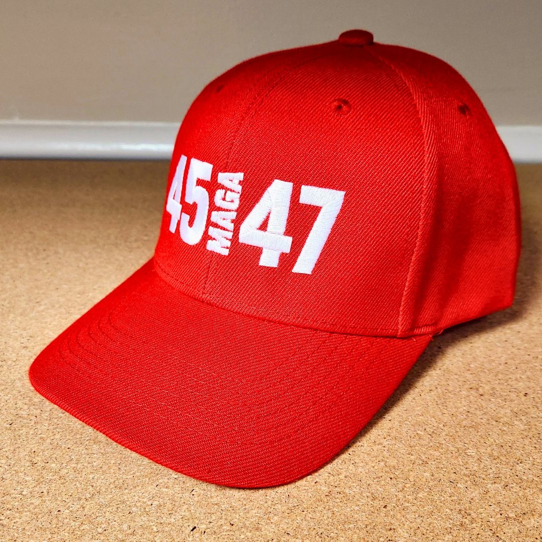 Trump 45 MAGA 47 Embroidered Hat (3 Colors)