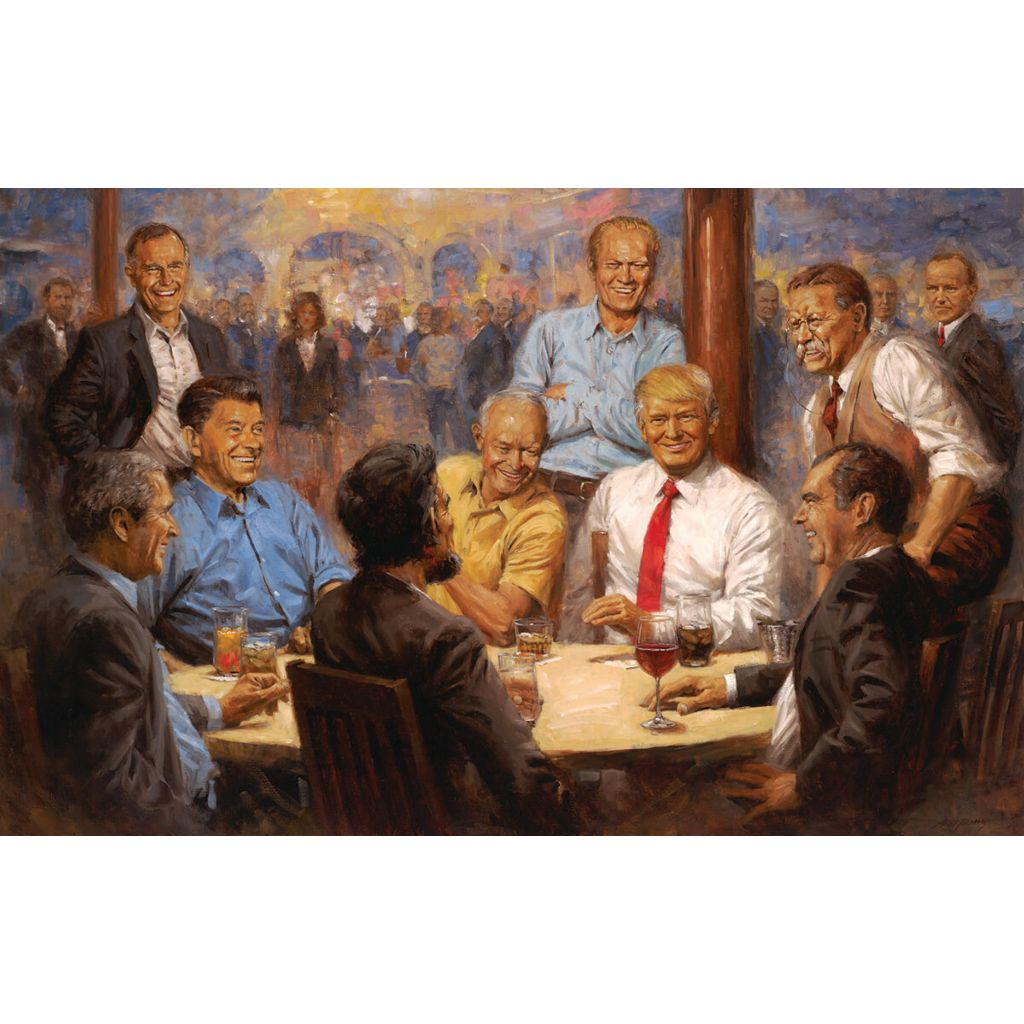 Trump republican club puzzle jigsaw set