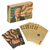 Trump Gold Metallic Deck of Cards for Poker and Card Games