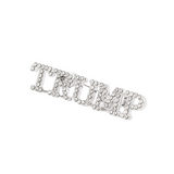 Trump Rhinestone Brooch