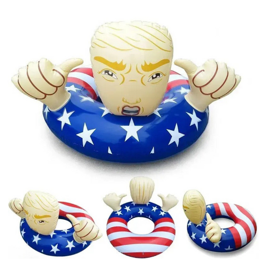 President Trump Patriotic Float Ring