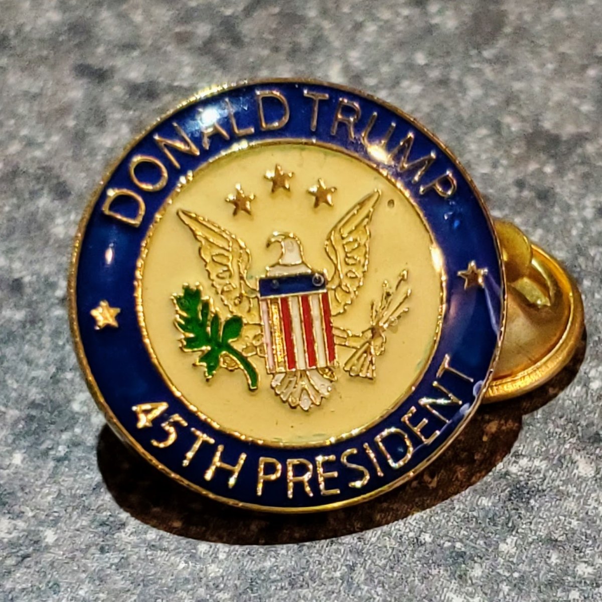 Donald Trump 45th President Enamel Lapel Pin