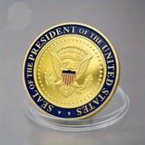 47th President Donald J. Trump Gold-Plated Commemorative Coin – Collector’s Edition