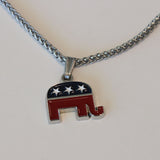 GOP Elephant Necklace