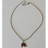 GOP Elephant Necklace