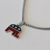 GOP Elephant Necklace