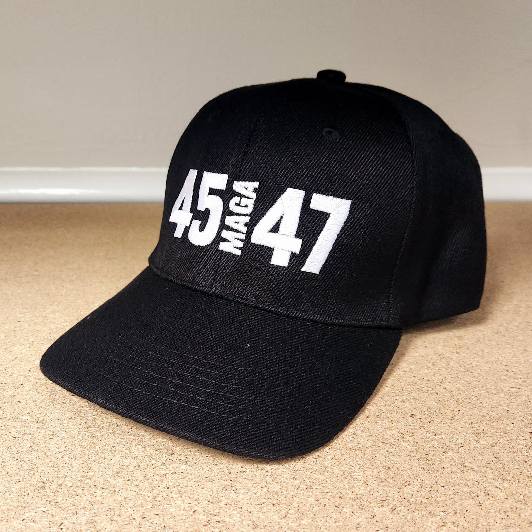 Trump 45 MAGA 47 Embroidered Hat (3 Colors)