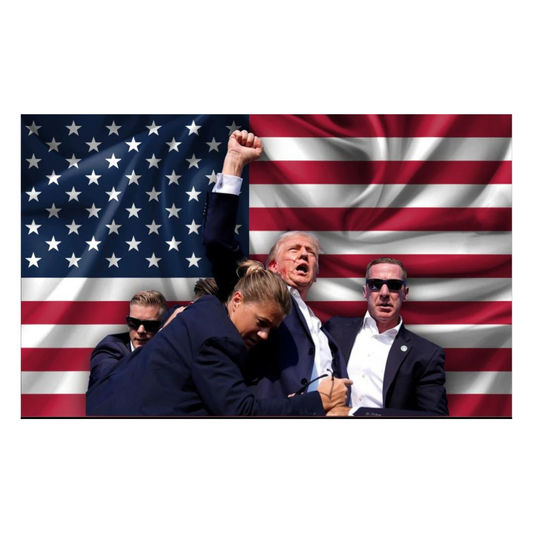 Trump Fight American Flag Flag