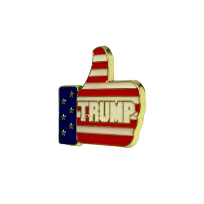 Trump Thumbs Up Patriotic Lapel Pin